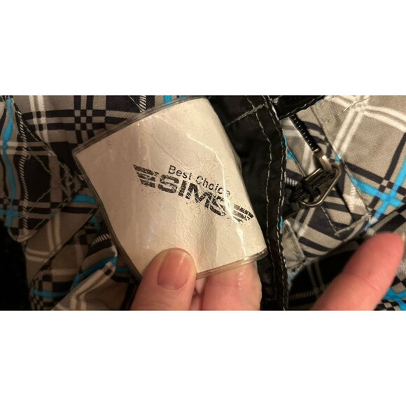 Sims Pants Womens Med Gray Blue  Snowboard Ski Snow Insulated Pocket Zip Outdoor - Picture 14 of 16